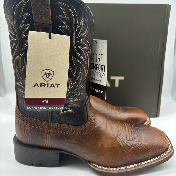 Ariat Men’s Sport Western Wide Square Toe - Size 7.5-11 Men - Picture 1 of 8